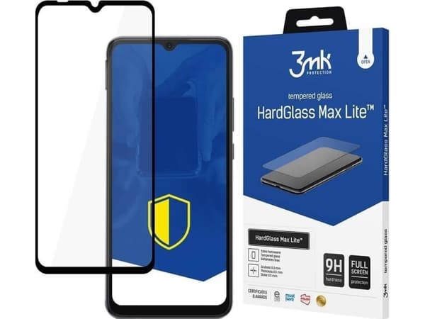 3MK HardGlass Max Lite, Xiaomi, Xiaomi Redmi 10C, Reptålig, Slagtålig, Transparent, 1 styck