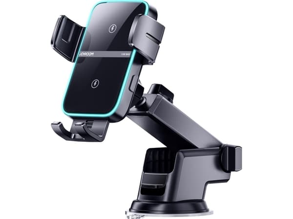 Joyroom JR-ZS246 auton kojelauta mount Qi induktiivinen laturi (musta)