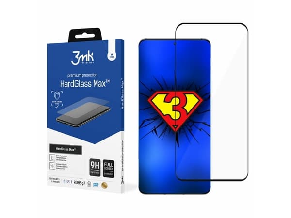 3MK HardGlass Max Huawei P50 Pro 5G czarny/black, FullScreen Glass
