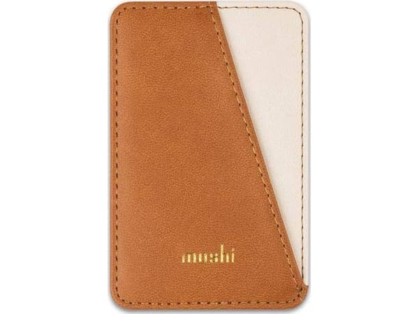 Moshi Moshi Slim Wallet - magnetisk plånbok (SnapTo System) (karamellbrun)