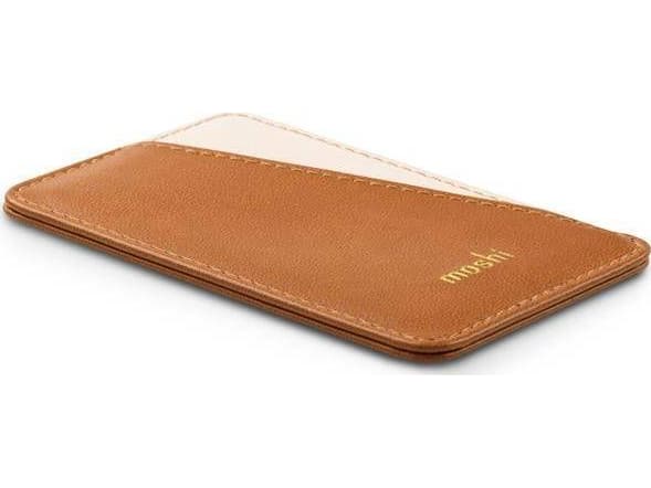 Moshi Moshi Slim Wallet - magnetisk plånbok (SnapTo System) (karamellbrun)