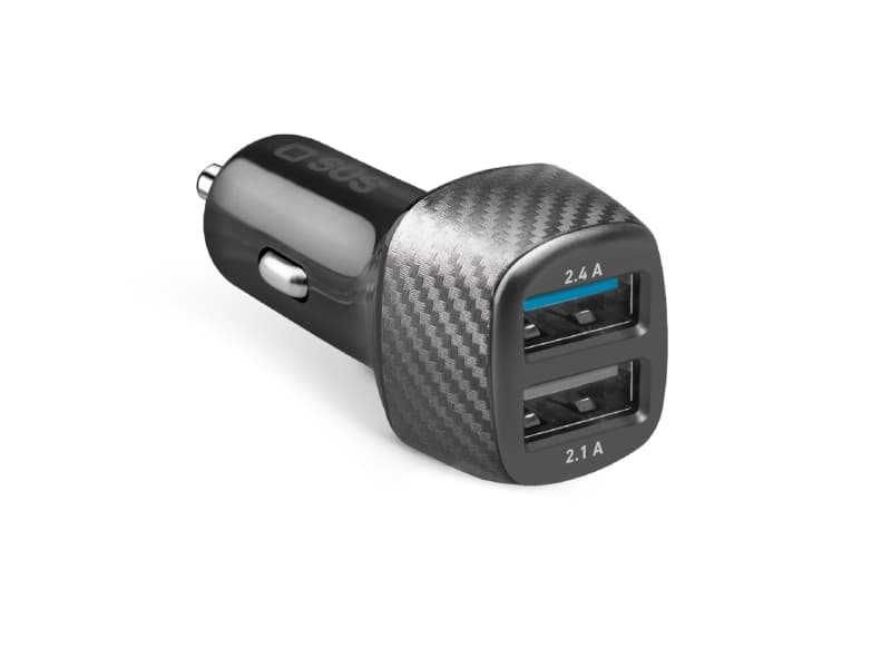 SBS TEHWCR2USB2A, Automatisk, Cigarr tändare, 5 V, Svart