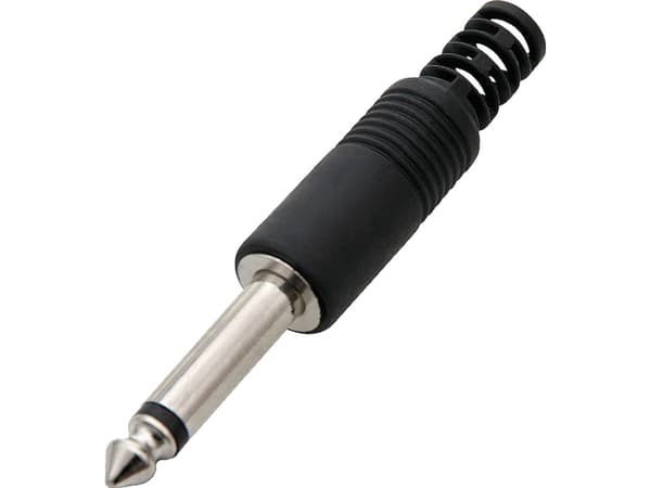 Puhalluspistoke AUX 6.3 mono muovi HQ - 20kpl