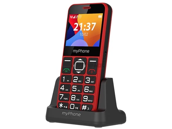 myPhone Halo 3, Bär, Ett SIM-kort, 5,87 cm (2.31"), 0,3 MP, 1000 mAh, Röd