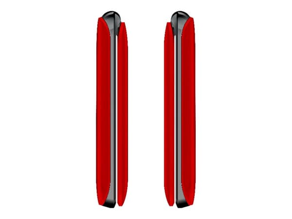 Beafon C245, Simpukka, Kaksois-SIM, 6,1 cm (2.4"), Bluetooth, 800 mAh, Punainen