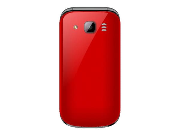 Beafon C245, Simpukka, Kaksois-SIM, 6,1 cm (2.4"), Bluetooth, 800 mAh, Punainen