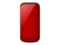 Pikkukuva 1 / 5: Beafon C245, Simpukka, Kaksois-SIM, 6,1 cm (2.4"), Bluetooth, 800 mAh, Punainen