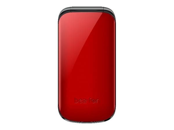 Bea-fon Classic Line C245 - Funksjonstelefon - dobbelt-SIM - microSD slot - LCD-display - 240 x 320 piksler - rear camera 0,3 MP - rød Rød