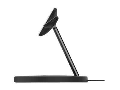 Belkin BoostCharge Pro - Trådløst ladestativ - med MagSafe + AC-strømadapter - 15 watt - Fast Charge - svart