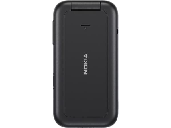 Nokia 2660 - Ominaisuuspuhelin - dual-SIM - RAM 48 MB - microSD-muistikorttipaikka - LCD-näyttö - 240 x 320 pikseliä - takakamera 0,3 MP - musta - mu