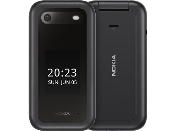 Nokia 2660 - Ominaisuuspuhelin - dual-SIM - RAM 48 MB - microSD-muistikorttipaikka - LCD-näyttö - 240 x 320 pikseliä - takakamera 0,3 MP - musta - mu