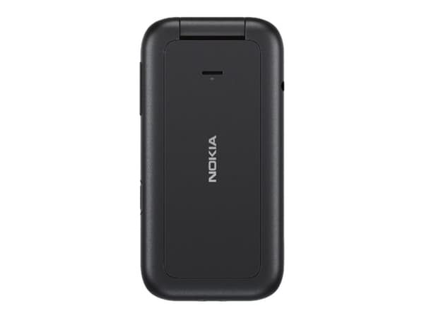 Nokia 2660 - Ominaisuuspuhelin - dual-SIM - RAM 48 MB - microSD-muistikorttipaikka - LCD-näyttö - 240 x 320 pikseliä - takakamera 0,3 MP - musta - mu musta