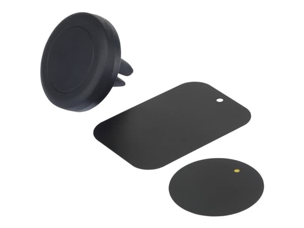 Renkforce RF-5044678 Ventilationsgaller Mobiltelefonhållare för bilar Kan vridas 360° , Magnetisk fastsättning