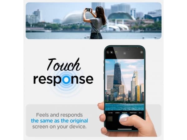 Spigen Glas tR Slim, Apple, iPhone 14 Pro, Reptålig, Transparent, 1 styck