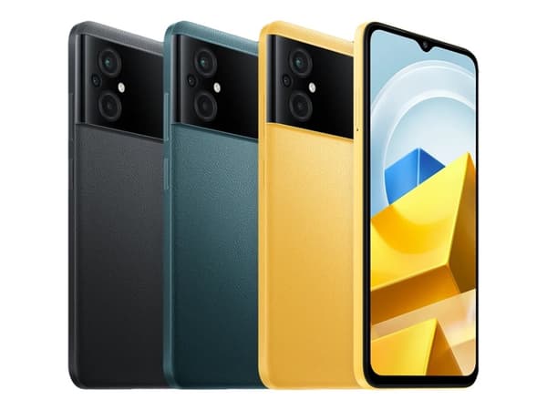 Xiaomi POCO M5 - 4G pekskärmsmobil - dual-SIM - RAM 4 GB / Internal Memory 64 GB - microSD slot - 6.58" - 2408 x 1080 pixlar (90 Hz) - 3 st. bakre ka