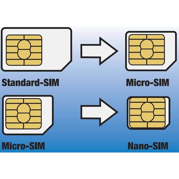 Renkforce RF-5044662 SIM-stans Adapter från: Standard SIM, Micro SIM Adapter till: Micro SIM, Nano SIM