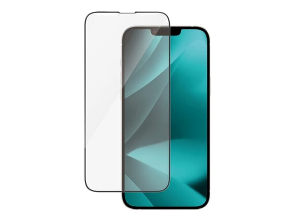 PanzerGlass™ | Antibakteriell - Skjermbeskytter for mobiltelefon - Ultra-Wide Fit - rammefarge svart | Apple iPhone 13 Pro Max/14 Plus
