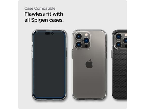 Spigen AGL05209, Apple, iPhone 14 Pro Max, Reptålig, Svart, Transparent, 1 styck