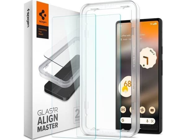 Spigen AGL04695, Google, Pixel 6a, Gjennomsiktig, 2 stykker