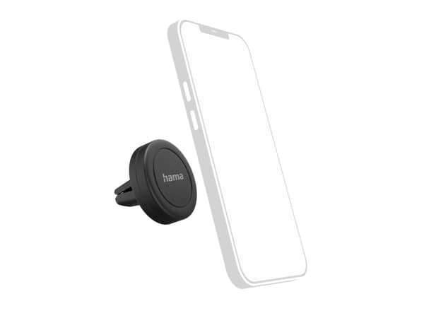 Hama Magnet, Mobiltelefon / smartphone, Passiv hållare, Bil, Svart