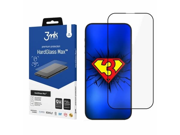 3MK HardGlass Max, iPhone 14, 1 styck