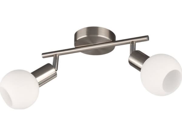 Taklampe Philips Alpina 55832/17/10 listwa plafon lampe takspot 2x12W E14 sateng