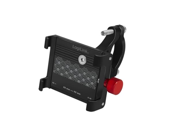 LogiLink AA0146, Mobiltelefon / smartphone, Passiv hållare, Cykel, Motorcykel, Sparkcykel, Kundvagn, Svart, Röd