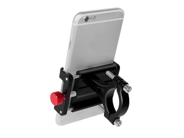 LogiLink AA0146, Mobiltelefon / smartphone, Passiv hållare, Cykel, Motorcykel, Sparkcykel, Kundvagn, Svart, Röd