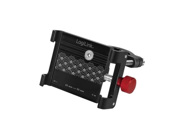 LogiLink AA0146, Mobiltelefon / smartphone, Passiv hållare, Cykel, Motorcykel, Sparkcykel, Kundvagn, Svart, Röd