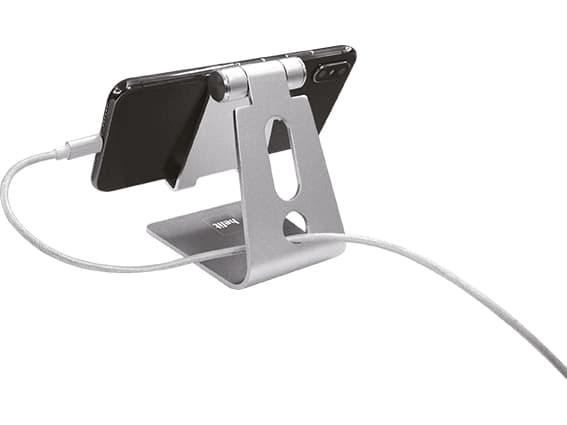 Helit H2380100, Mobiltelefon / smartphone, Passiv hållare, inomhus, Silver