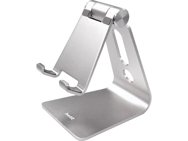 Helit H2380100, Mobiltelefon / smartphone, Passiv hållare, inomhus, Silver Silver