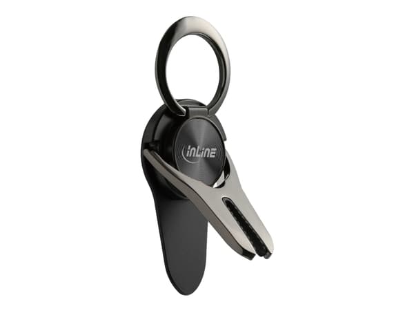 InLine 55266S, Mobiltelefon/Smartphone, Aktiv holder, Bil, Sort Sort