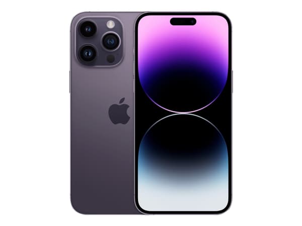 Apple iPhone 14 Pro Max - 5G smartphone - dual-SIM / Internminne 1 TB - OLED-skärm - 6.7" - 2796 x 1290 pixels (120 Hz) - 3 st. bakre kameror 48 MP,