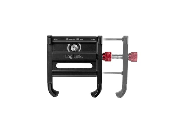 LogiLink AA0147, Mobiltelefon / smartphone, Passiv hållare, Cykel, Motorcykel, Sparkcykel, Kundvagn, Svart, Röd
