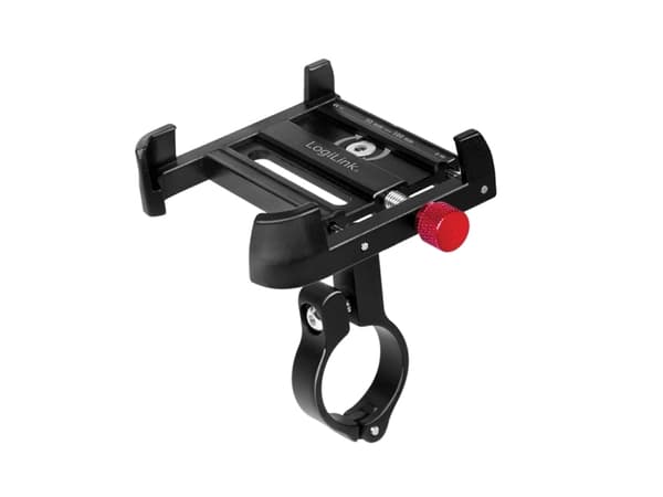 LogiLink AA0147, Mobiltelefon / smartphone, Passiv hållare, Cykel, Motorcykel, Sparkcykel, Kundvagn, Svart, Röd Svart, Röd