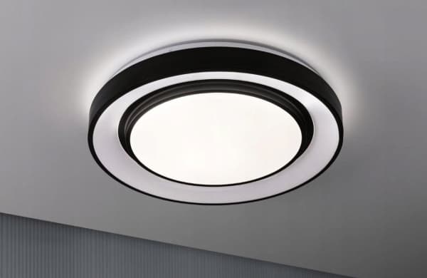Paulmann Panel Rainbow Dynamic 38.5W RGB muuttuva valkoinen/musta kattovalaisin Paulmann Panel Rainbow Dynamic 38.5W RGB vaihtuva valkoinen/musta kat