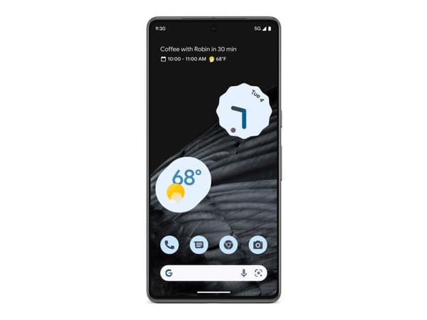 Google Pixel 7 Pro - 5G älypuhelin - dual-SIM - RAM 12 GB / Sisäinen muisti 128 GB - OLED-näyttö - 6,7" - 3120 x 1440 pikseliä (120 Hz) - 3x takakame