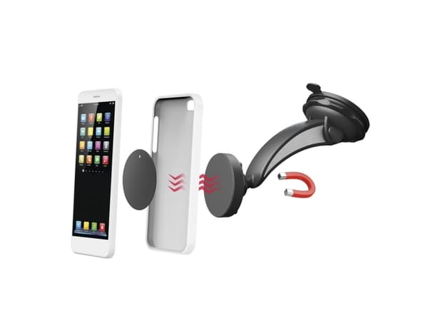 Hama Magnet, Mobiltelefon / smartphone, Passiv hållare, Bil, Svart