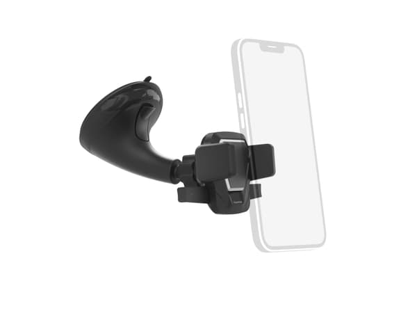 Hama Easy Snap, Mobiltelefon/Smarttelefon, Bil, Svart Sort