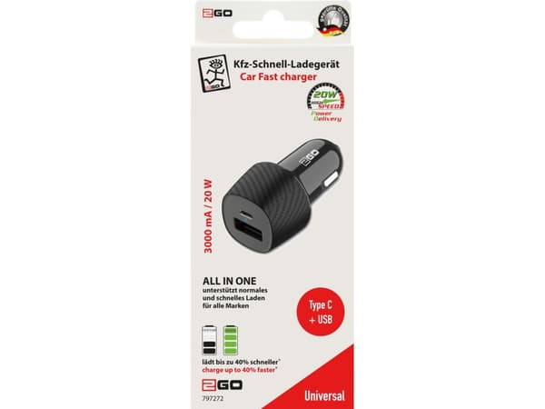 2GO 797272 mobilenhetslader Black Car (797272)