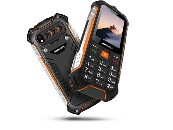 myPhone Hammer Boost LTE, Perusmalli, Kaksois-SIM, 6,1 cm (2.4"), 2 MP, 3500 mAh, Musta, Oranssi
