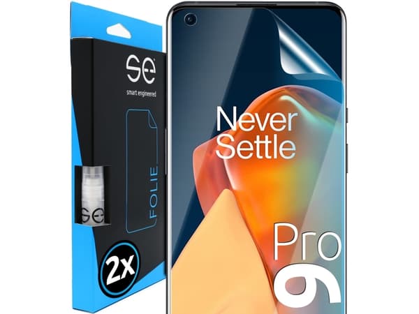 Smart Engineered SE0-F0101-0173-21-M, OnePlus, 9 Pro, Oljebestandig, Ripebestandig, Gjennomsiktig, 2 stykker