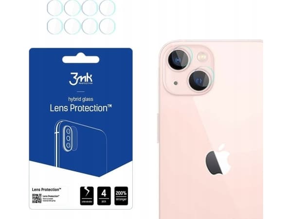 3MK 3mk iPhone 14 kamerabeskyttelse hybrid glass