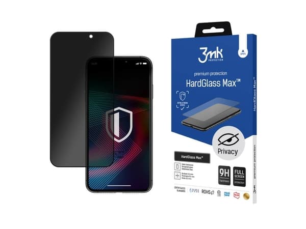3MK HardGlass Max Privacy, iPhone 14 Pro, 1 stykker