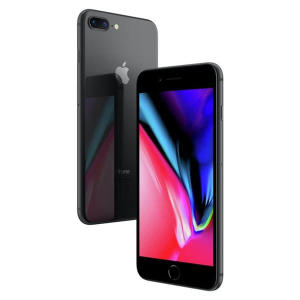 Begagnad iPhone 8 Plus 64GB Olåst i Toppskick Klass A – Rymdgrå Grå
