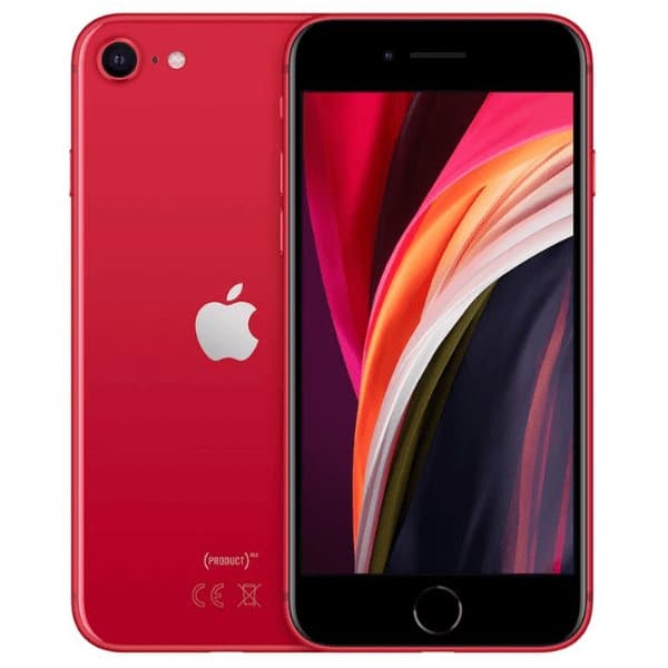 Begagnad iPhone SE 2020 128GB Olåst i toppskick Klass A – Röd Röd