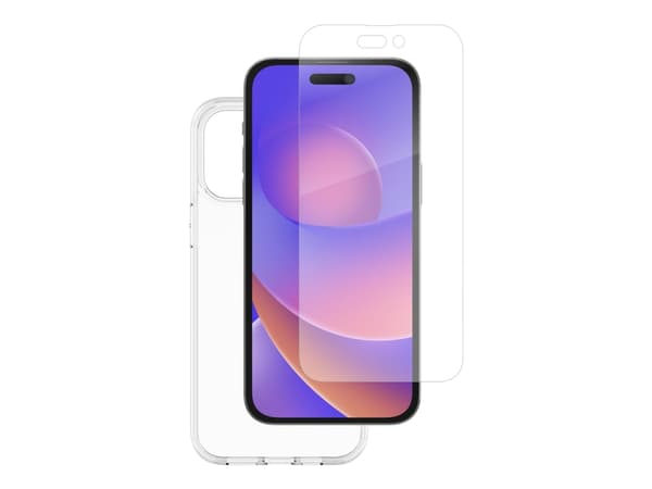 InvisibleShield Glass Elite 360 & Case Bundle, Suojus, Apple, iPhone 14 Pro Max, 17 cm (6.7"), Läpinäkyvä