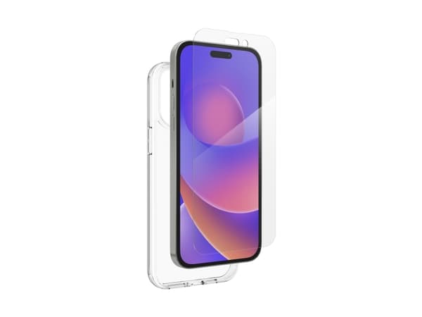 InvisibleShield Glass Elite 360 & Case Bundle, Suojus, Apple, iPhone 14 Pro Max, 17 cm (6.7"), Läpinäkyvä