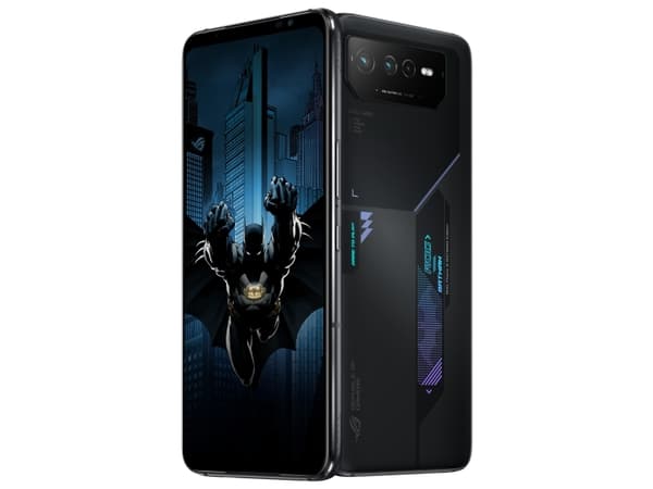ASUS ROG Phone 6 - Batman Edition - 5G pekskärmsmobil - dual-SIM - RAM 12 GB / Internminne 256 GB - OLED-skärm - 6.78" - 2448 x 1080 pixlar (165 Hz)