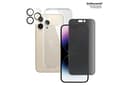 Miniatyrbilde 2 av 5: PanzerGlass - 3-in-1 privacy protection pack - beskyttelsesboks for mobiltelefon - termoplast-polyuretan (TPU) - for Apple iPhone 14 Pro Max